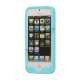 Blød Smilende Dukke Silikone Case iPhone 5 cover - Baby Blå