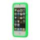 3D Lommeregner Silikone Cover Case til iPhone 5 - Grøn