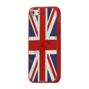 Union Jack UK Flag Silikone Case iPhone 5 cover