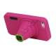 3D-kamera Blød Silikone Stand Case iPhone 5 cover - Rose