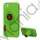 3D Camera Soft Silikone Stand Case iPhone 5 cover - Grøn