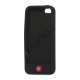 Jellybean Home Knap Silikone Case iPhone 5 cover - Sort