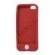 Jellybean Home Knap Silikone Taske iPhone 5 cover - Rød