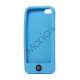 Jellybean Home Knap Silikone Case iPhone 5 cover - Baby Blå
