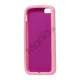Two-tone Soft Silikone Case iPhone 5 cover - Pink / Lilla