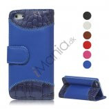 Magnetisk PU læder tegnebog Case med Stand til iPhone 5