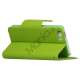 Magnetisk Mat Læder Kreditkort Wallet Stand Case iPhone 5 cover - Grøn