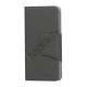 Magnetisk Mat Læder Kreditkort Wallet Stand Case iPhone 5 cover - Grå