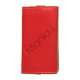 iPhone 5 Wallet Læder Case Cover med tryklås - Rød