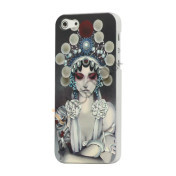 Peking Opera Mask Hard Plastic Case til iPhone 5