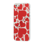 Candied Hearts Plastic Case til iPhone 5