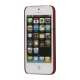Drømme Mesh hård plast Case iPhone 5 cover - Rød