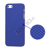 Drømme Mesh hård plast Case iPhone 5 cover - Mørkeblå