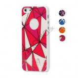 Blankt Diamond Mønster hård plast Case iPhone 5 cover