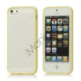 Frosted Plastic & TPU Hybrid Case iPhone 5 cover - Gul