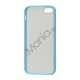 Frosted Plastic & TPU Hybrid Case iPhone 5 cover - Baby Blå