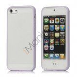 Frosted Plastic & TPU Hybrid Case iPhone 5 cover - Lilla