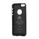 Ultra tynd Blankt Hard Cover Case til iPhone 5 - Sort
