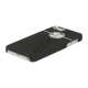 Gummibelagt hård plast Case iPhone 5 cover - Sort