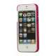 Gummibelagt hård plast Case iPhone 5 cover - Rose