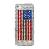 Diamante USA Flag Bling Case iPhone 5 cover