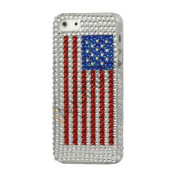 Diamante USA Flag Bling Case iPhone 5 cover