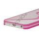 S Formet Gennemsigtig Hard Case iPhone 5 cover - Rose