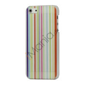 Farverige Stripe Hard Beskyttende Case til iPhone 5
