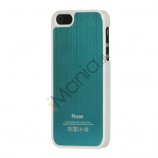 Luksus børstet aluminium Case Cover til iPhone 5 - Blå