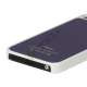 Luksus børstet aluminium Case Cover til iPhone 5 - Lilla