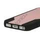 Vacuum Bottle Mønster TPU & Plastic Hybrid Case til iPhone 5 - Sort / Pink