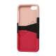 Farvelagt Triplex Slide Hard Plastic Cover Case til iPhone 5 - Pink