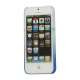 Gradient Color Regndråbe Hard Case til iPhone 5 - Blå