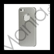 Premium 2-i-1 Aftagelig Metal Beskyttende Case til iPhone 5 - Sølv
