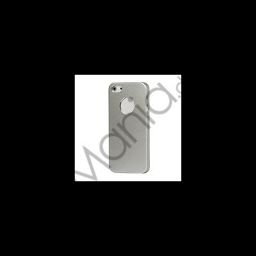 Premium 2-i-1 Aftagelig Metal Beskyttende Case til iPhone 5 - Sølv