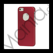 Premium 2-i-1 Aftagelig Metal Beskyttende Case til iPhone 5 - Rød