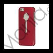 Luksus Metal Case Cover Tilbehør til iPhone 5 - Rød