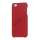 Carbon Fibre Læder Coated Hard Case til iPhone 5 - Rød