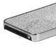 Glitrende Powder Metalbelagt Hard Case iPhone 5 cover - Sølv