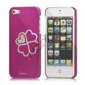 Kløver Cadmieret Diamant Case Cover til iPhone 5 - Rose