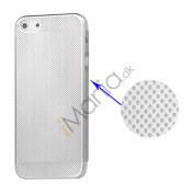 Ultra Slim Perforeret Ventileret Metal Hard Case til iPhone 5 - Sølv