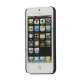 iPhone 5 Gummibelagt Hard Case med Stand - Sort