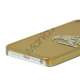 Svane Cadmieret Diamant Cover Case til iPhone 5 - Gold