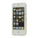 iPhone 5 Gummibelagt Hard Shell Case med Stand - Hvid