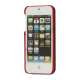 Skinnende Flash Sequin Hard iPhone 5 cover - Rød