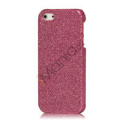 Skinnende Flash Sequin Hard iPhone 5 cover - Mørk Pink