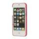 Skinnende Flash Sequin Hard iPhone 5 cover - Mørk Pink