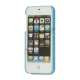 Skinnende Flash Sequin Hard Case til iPhone 5 - Light Blå