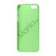 Gummibelagt Mat Hard Back Case til iPhone 5 - Grøn