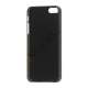 Børstet Hard Plastic Case iPhone 5 cover - Gul